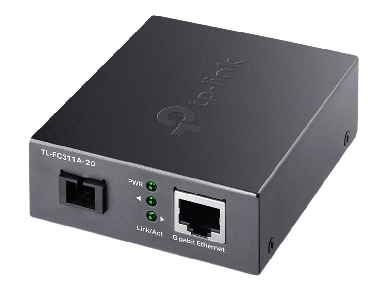 TP-LINK Gigabit-WDM-Medienkonverter - 1000 Mbit/s - IEEE 802.3 - IEEE 802.3ab - IEEE 802.3i - IEEE 802.3u - IEEE 802.3x - IEEE 802.3z - Gigabit Ethernet - 10,100,1000 Mbit/s - 1000 Mbit/s - 20000 m