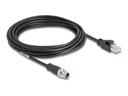 Delock Netzwerkkabel - 8 pin M12-X (M) zu RJ-45 (M)