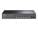 TP-LINK JetStream -8-Port-Gigabit-Smart-PoE-Switch mit 2 SFP-Slots - Managed - L2/L2+ - Gigabit Ethernet (10/100/1000) - Power over Ethernet (PoE) - Rack-Einbau - 1U