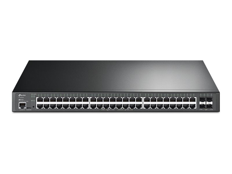 TP-LINK JetStream TL-SG3452XP - Managed - L2+ - Gigabit Ethernet (10/100/1000) - Power over Ethernet (PoE) - Rack-Einbau - 1U