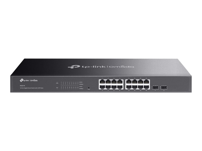 TP-LINK Omada SG2218 V1.2 - Switch - Smart - 16 x 10/100/1000 + 2 x Gigabit Ethernet SFP