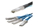 StarTech.com 1m QSFP+ Breakout Kabel - QSFP+