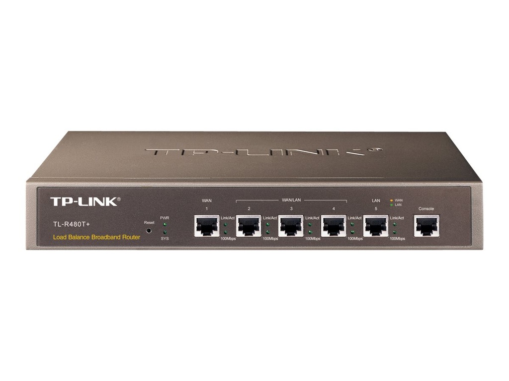 TP-LINK TL-R480T+ - Router 3-Port-Switch WAN-Ports:
