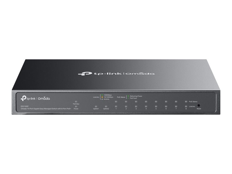 TP-LINK Omada ES210GMP Managed Switch - Switch - 1 Gbps