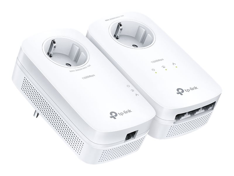 TP-LINK Powerline TL-PA8033P Kit Av1300 - Switch - Stromnetz (Powerline)