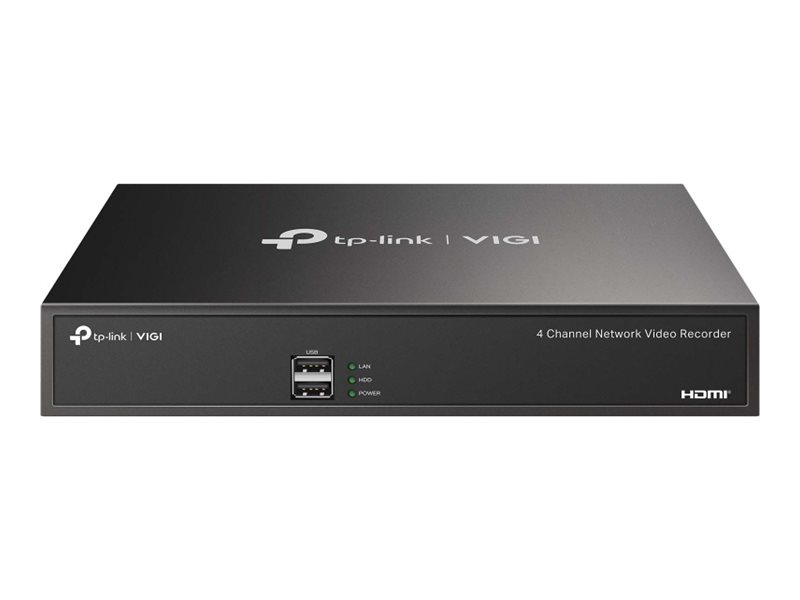 TP-LINK VIGI NVR1004H V1 - NVR - 4 Kanäle - netzwerkfähig