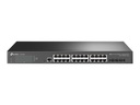 TP-LINK JetStream 24-Port Gigabit L2+ Managed Switch mit 4 10GE SFP+ Slots - Managed - L2+/L3 - Gigabit Ethernet (10/100/1000) - Rack-Einbau - 1U