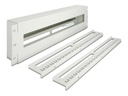 Delock Rack-Schiene mit Schutzschalter - DIN schienenmontierbar - Grau - 3U - 48.3 cm (19")