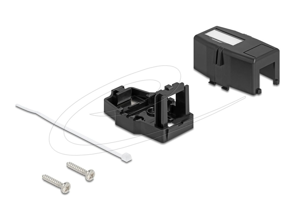 Delock Gehäuse mit modularen Einsätzen - Keystone-Oberfläche