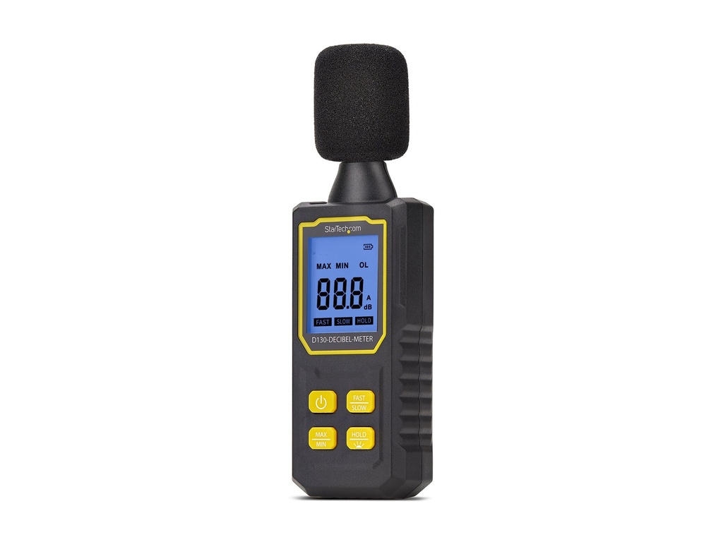 StarTech.com Handheld Digital Sound Meter, Noise/Decibel Level Reader