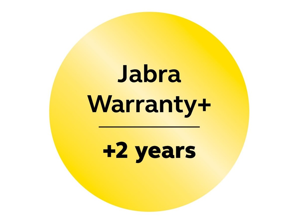Jabra Warranty+ - Serviceerweiterung - erweiterte Garantie - 2 Jahre (ab ursprünglichem Kaufdatum des Geräts)