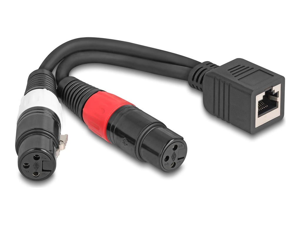 Delock Audiokabel - XLR3 weiblich zu RJ-45