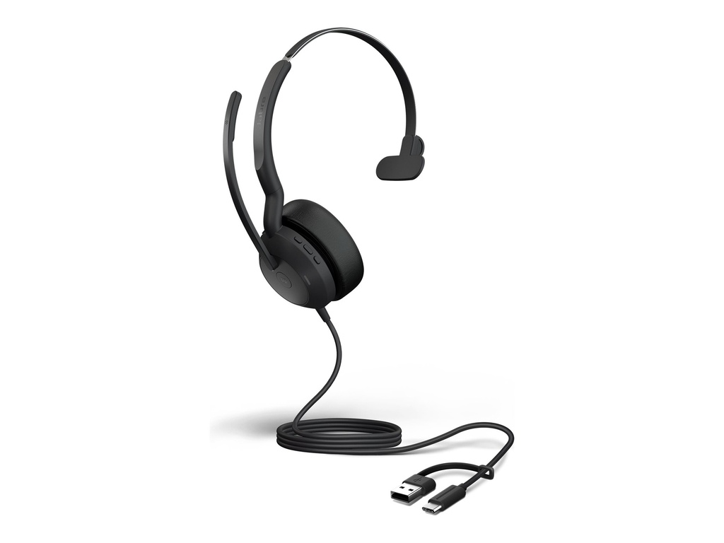 Jabra Evolve2 50 MS Mono - Headset - On-Ear
