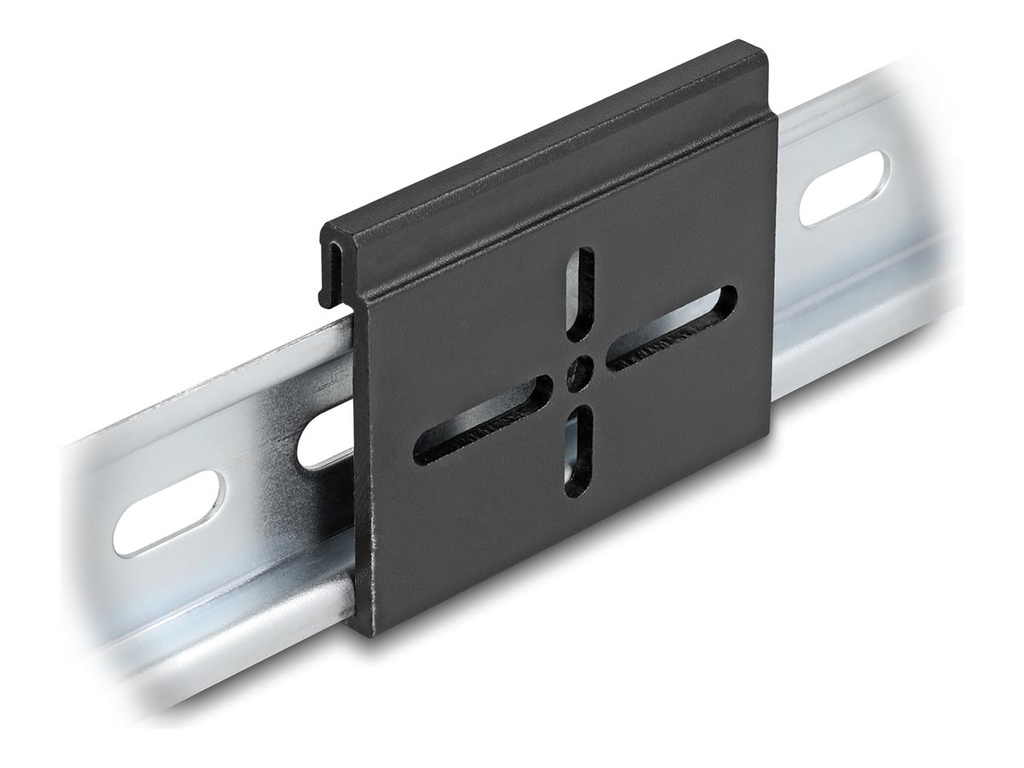 Delock Befestigungsclip - Aluminium, 60 x 47,8