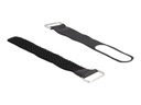 Delock Kabelbinder - mit Schlaufe und Beschriftungsfeld - 12.7 cm - Schwarz (Packung mit 5)