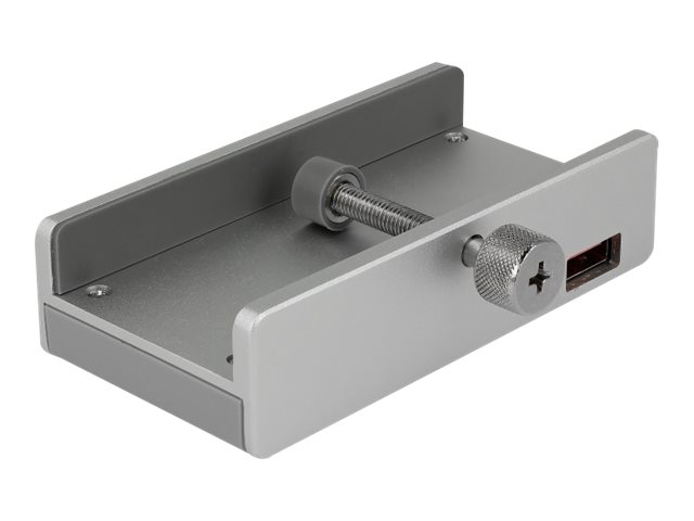 [64046] Delock Externer USB 3.0 4 Port Hub mit Feststellschraube