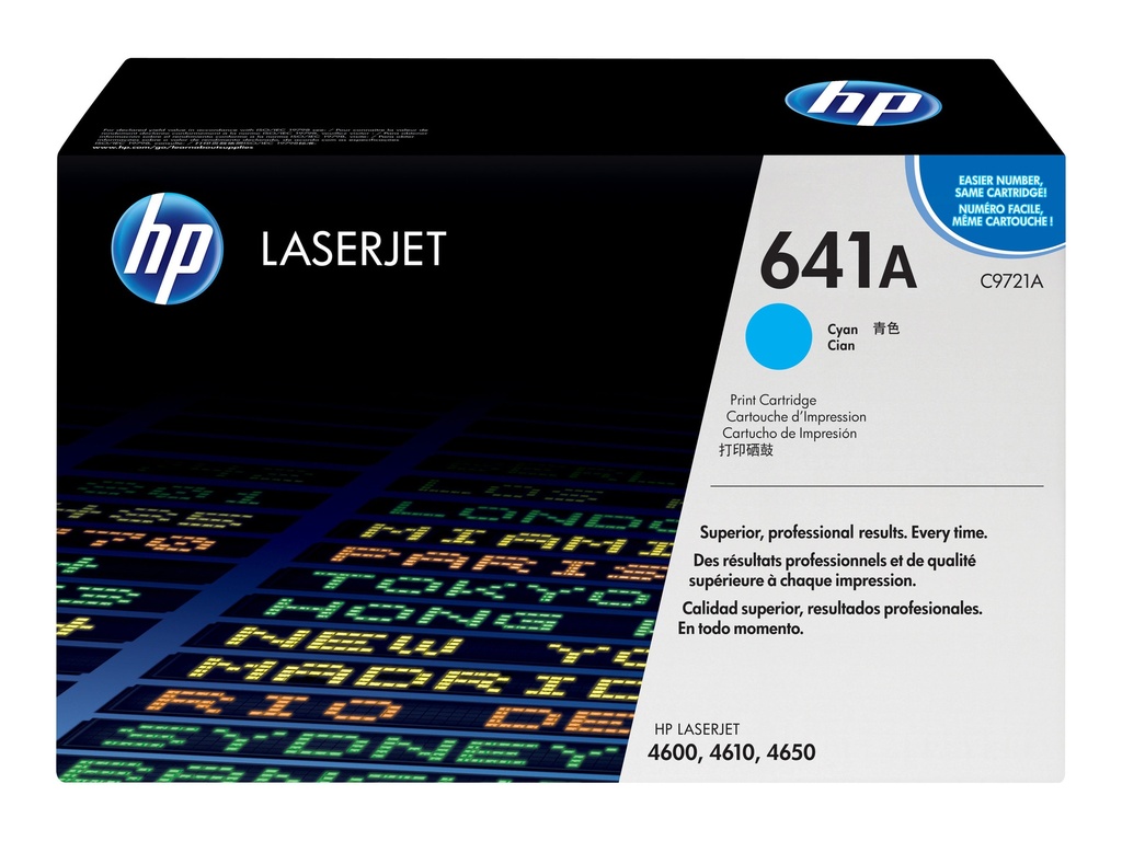 HP 641A - Cyan - original - LaserJet - Tonerpatrone (C9721A)