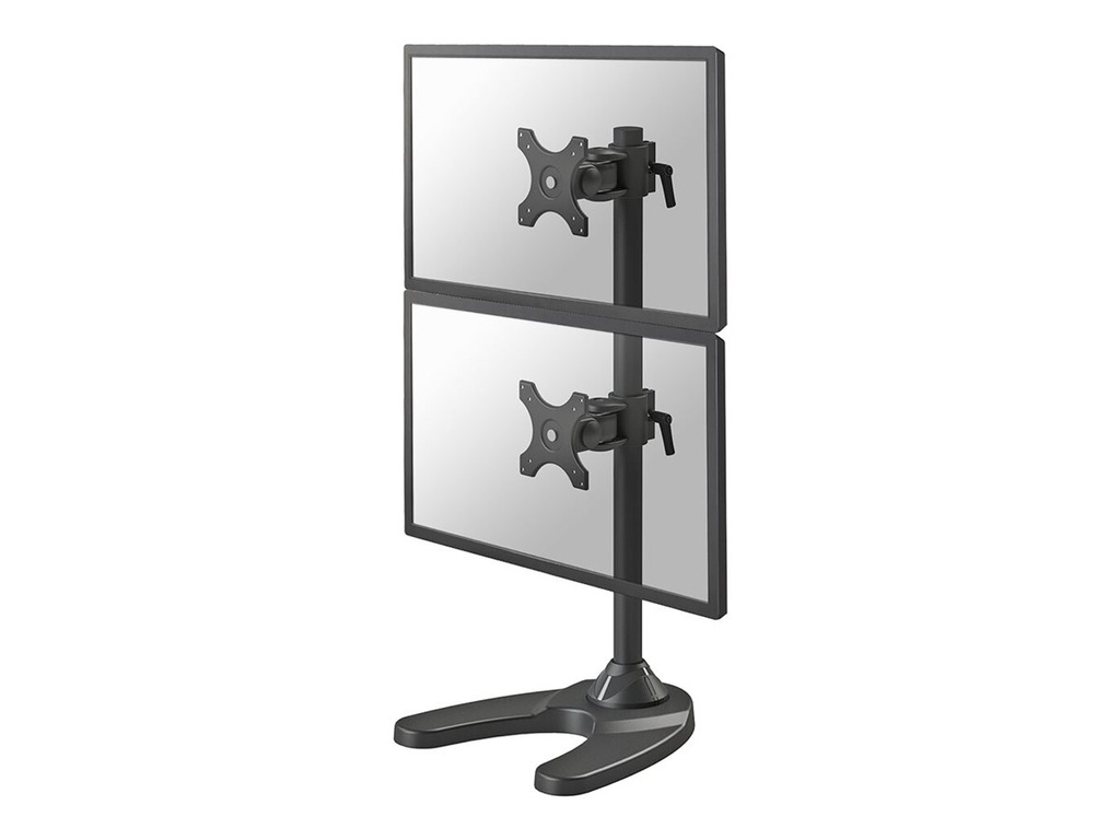 Neomounts FPMA-D700DDV - Aufstellung - Voll beweglich - für 2 LCD-Displays - Schwarz - Bildschirmgröße: 25.4-68.6 cm (10"-27")