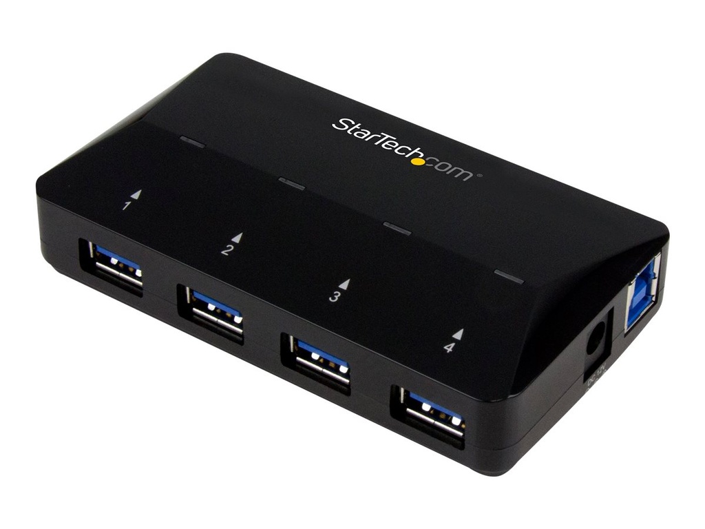 [ST53004U1C] StarTech.com Startech 4 Port USB 3.0 Hub plus dedizierter