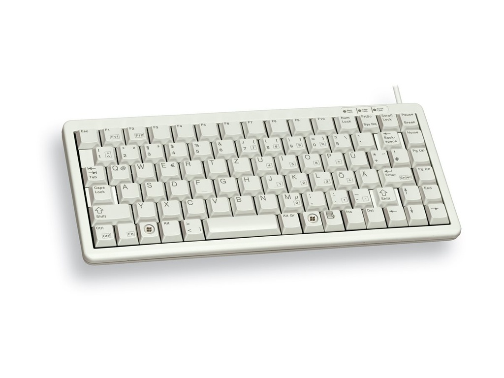 Cherry G84-4100 Compact Keyboard - Tastatur - PS/2, USB
