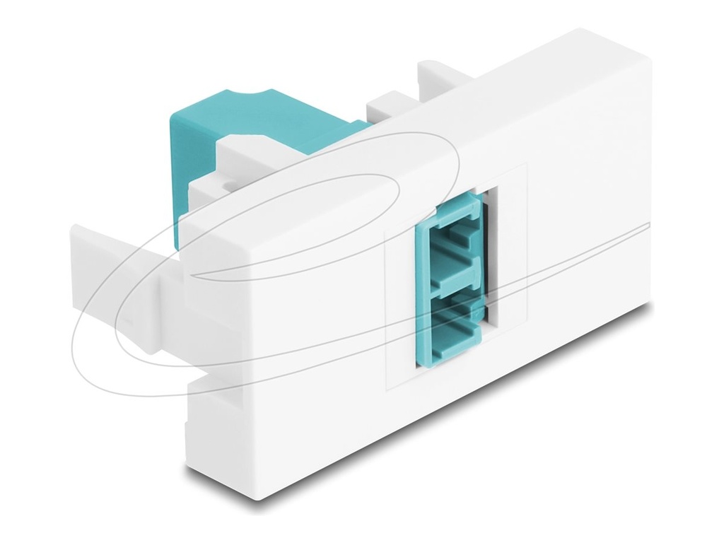 Delock Easy 45 - Einrastmodul - LC Duplex