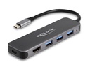 Delock Hub - 3 x USB 3.2 Gen 1 + 1 x USB-C (Spannungsversorgung)