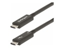 StarTech.com StarTech 2 m Aktives Thunderbolt 4 Kabel, 40 Gbit/s, 100W PD, USB4 - USB-Kabel - USB-C (M)