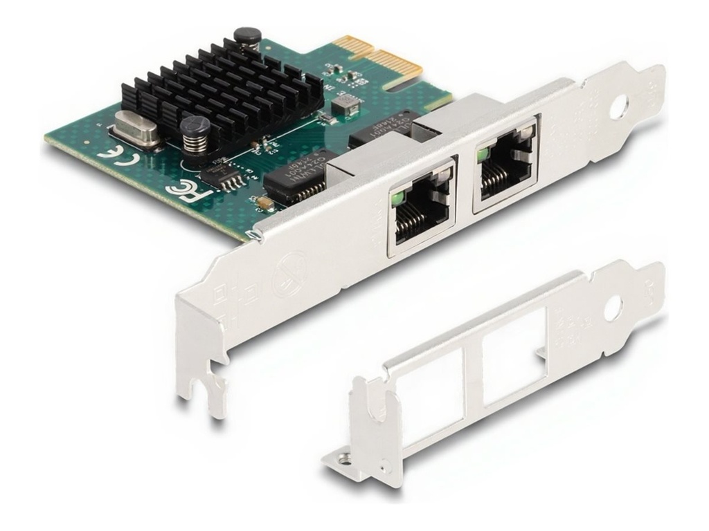 Delock Netzwerkadapter - PCIe 2.0 Low-Profile