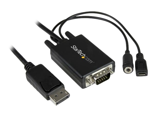 StarTech.com 3m DisplayPort auf VGA Adapterkabel mit Audio - DP zu VGA Konverter - 1920x1200 - DisplayPort-Adapter - DisplayPort (M)