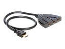 Delock HDMI 3 - 1 Switch bidirectional - Video-/Audio-Splitter