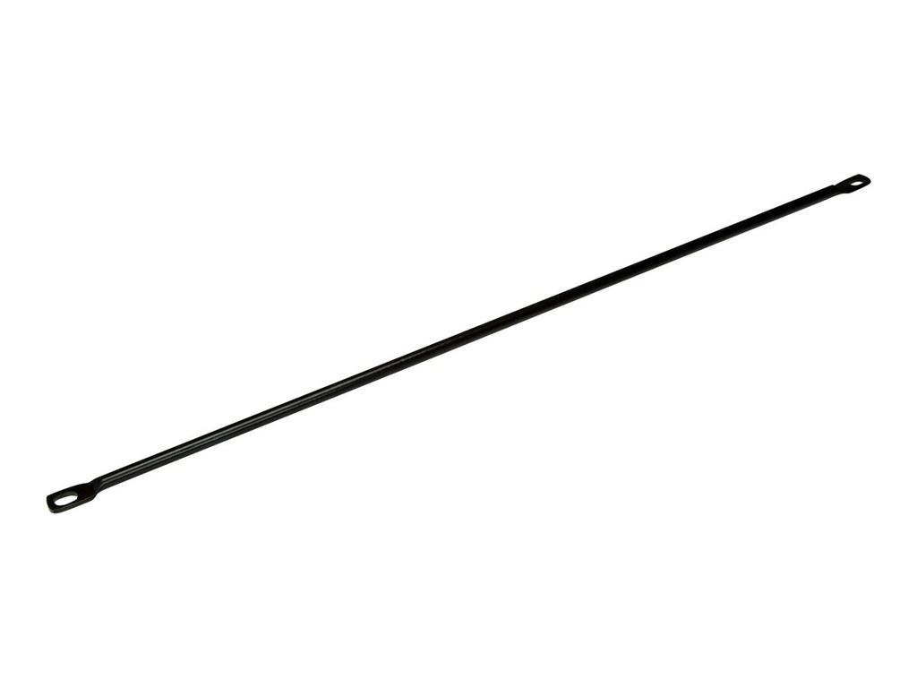 StarTech.com Horizontale Kabelführung für Server Racks - 10 Pack - Kabelabdeckleiste - Schwarz - Stahl - 1U - 7 mm - 483 mm