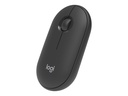 Logitech Pebble M350 - Maus - optisch - 3 Tasten - kabellos - 2.4 GHz, Bluetooth - kabelloser Empfänger (USB)
