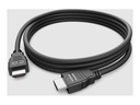 Dell CB325H - HDMI-Kabel mit Ethernet - HDMI männlich zu HDMI männlich - 1.8 m - Schwarz - Support von 4K 60 Hz, unterstützt 5K 60 Hz (5120 x 2880)