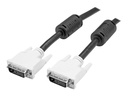 StarTech.com DVI-D Dual Link Kabel 5m (Stecker/Stecker) - DVI 24+1 Pin Monitorkabel Dual Link - DVI Anschlusskabel mit Ferritkernen - DVI-Kabel - Dual Link - DVI-D (M)
