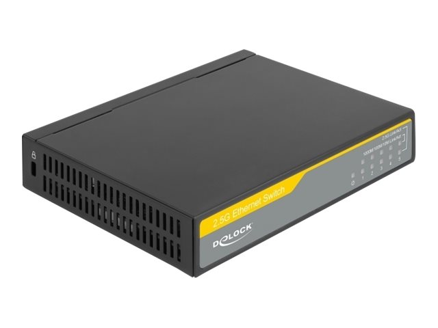 Delock Switch - 5 x 10/100/1000/2.5G - Desktop
