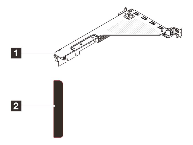 [4XH7A96824] Lenovo Server-Riser-Kit