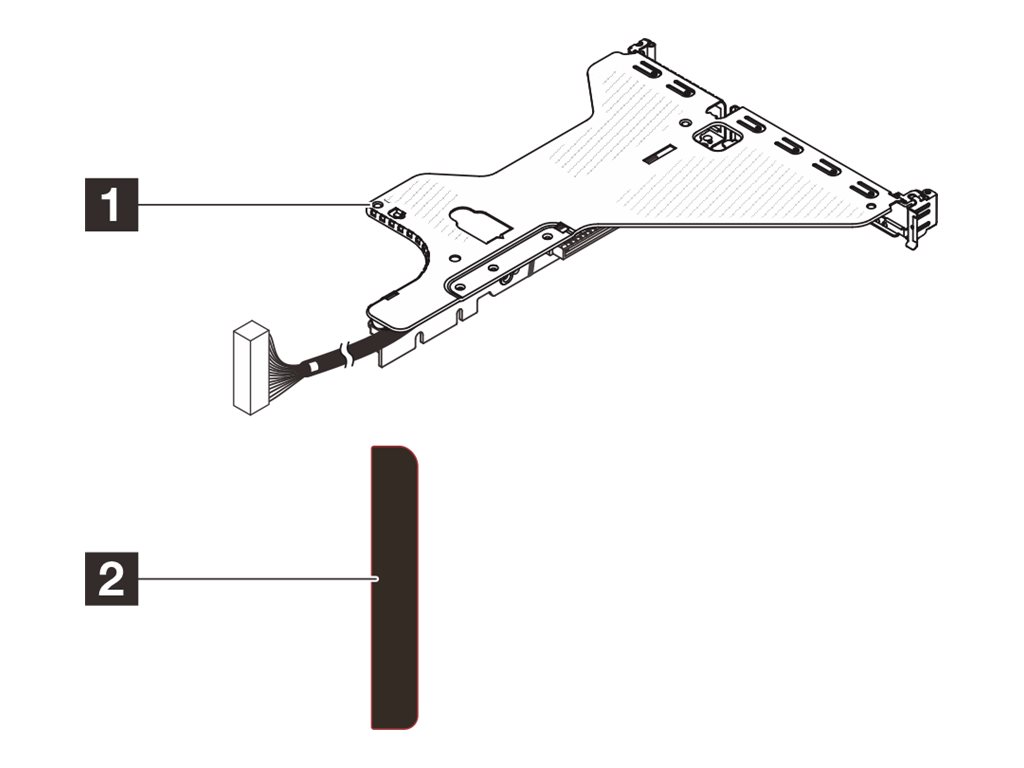 [4XH7A96826] Lenovo Server-Riser-Kit