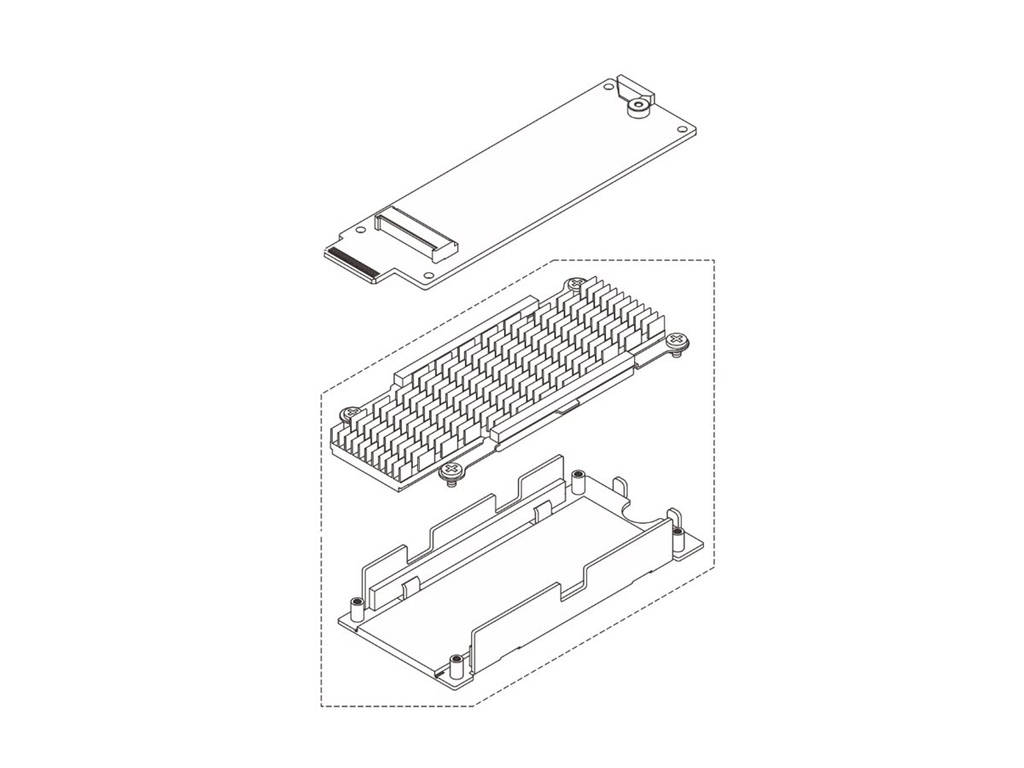[4XH7A96837] Lenovo M.2 SATA/NVMe Laufwerksmontagesatz