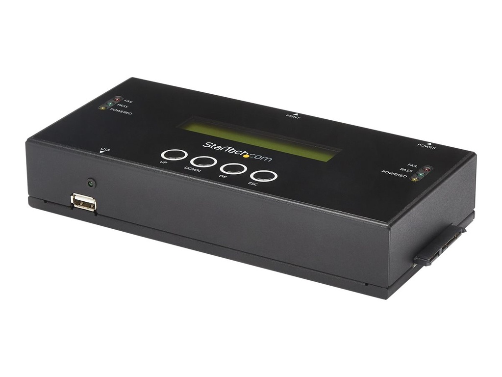 [SATSASDUPE11] StarTech.com StarTech 1:1 Selbständige Festplatten Klonstation/Löscher, SAS/SATA - Solid State / Festplattenduplikator - 1 Schächte (SATA-600 / SAS-2)