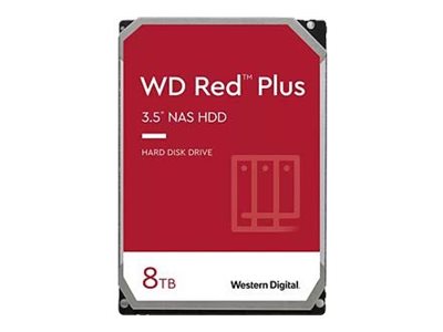 QNAP WD Red Plus - Festplatte - 8 TB - intern - 3.5" (8.9 cm)
