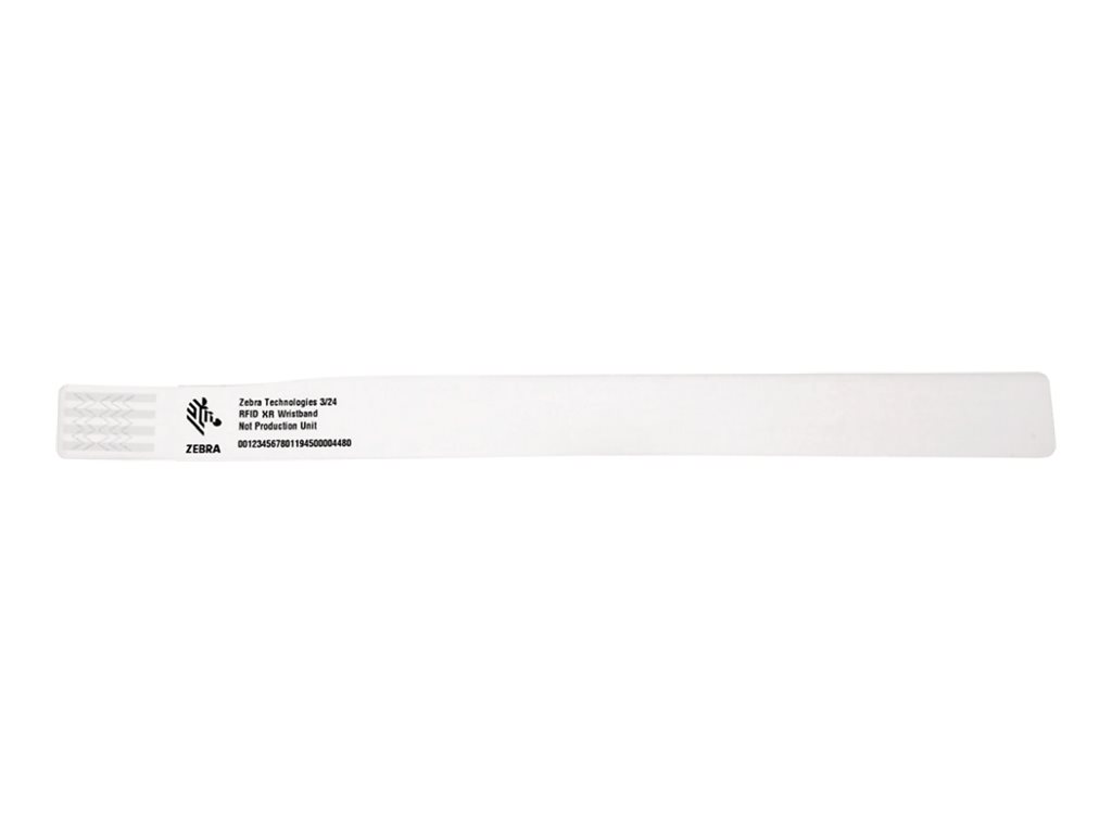 Zebra Z-Band RFID XR - Weiß - 25.4 x 279.4 mm 510 Stck. (3 Rolle(n)
