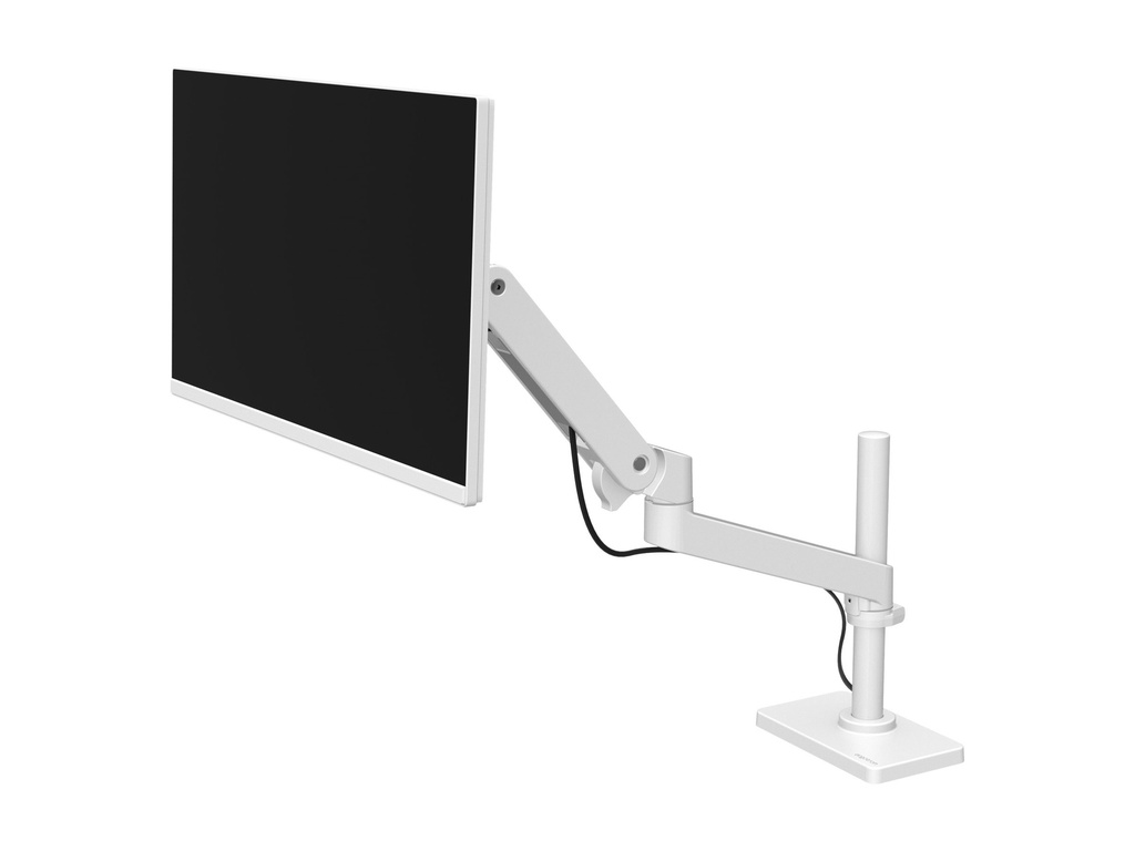 Ergotron LX Pro - Befestigungskit (Monitorarm, hohe Säule) - für LCD-Display - Aluminium - weiß - Bildschirmgröße: bis zu 86,4 cm (bis zu 34 Zoll)