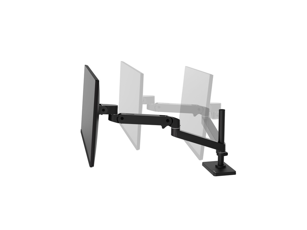 Ergotron LX Pro - Befestigungskit (Gelenkarm) - modular - für LCD-Display - mit hohem Pol - Schwarz - Bildschirmgröße: bis zu 86,4 cm (bis zu 34 Zoll)
