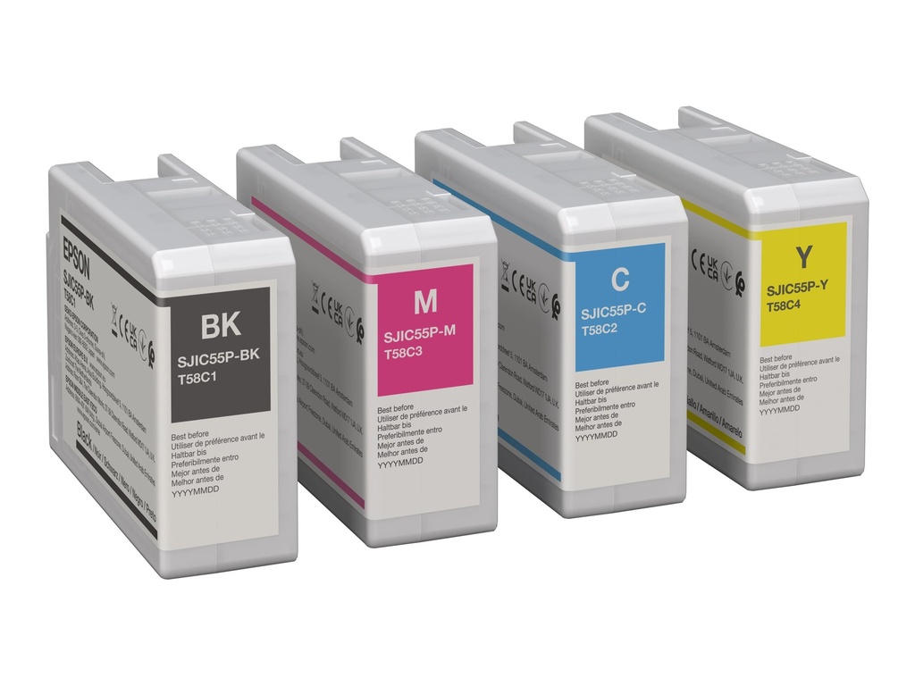 Epson T58C1 - 80 ml - Schwarz - original - Tintenpatrone