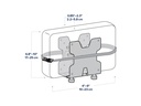 Ergotron Mini-PC-Montage - an der Wand montierbar