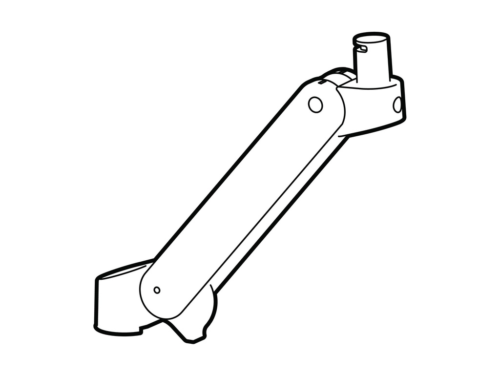 Ergotron LX Pro - Montagekomponente (Arm ohne Drehgelenk)