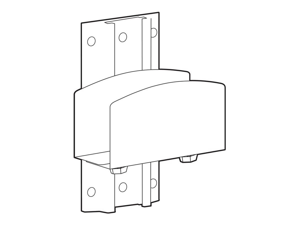Ergotron LX Pro - Befestigungskit (Wandschiene 10", CPU-Halter, Kissen, Klammer, Befestigungen)