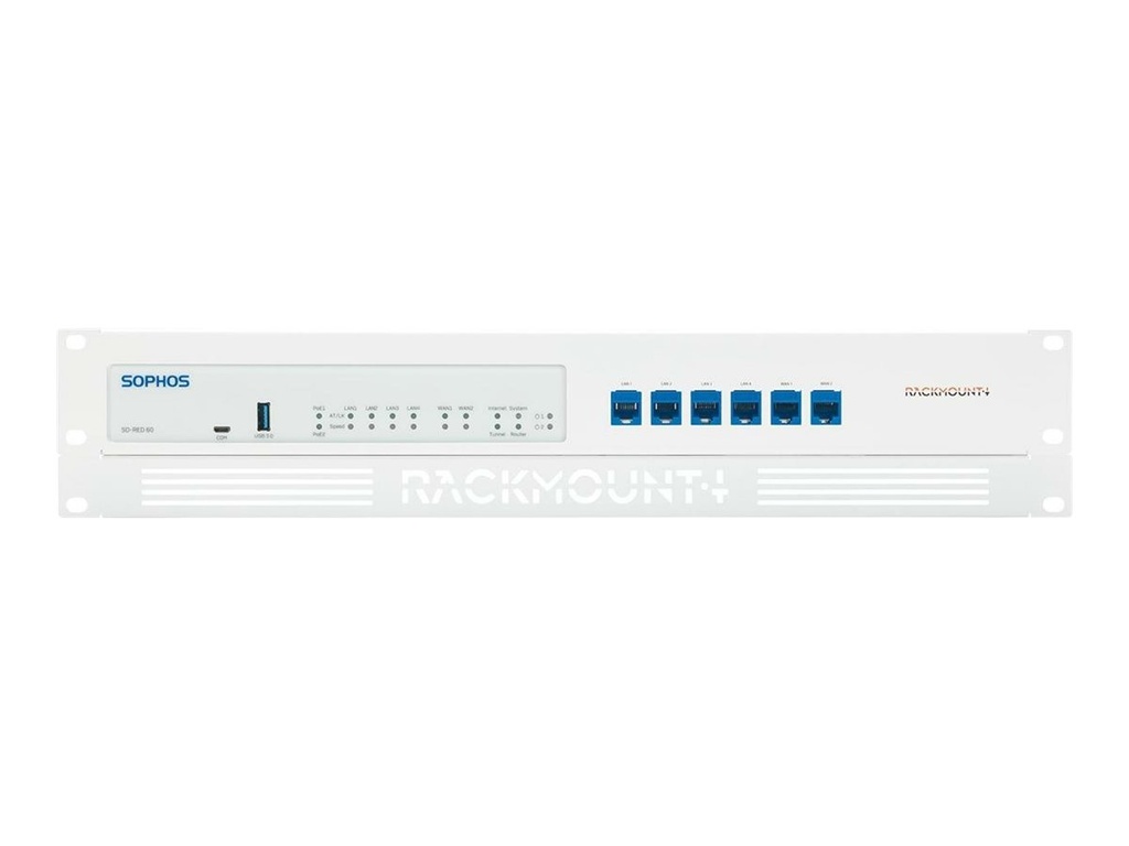 Rackmount.IT RM-SR-T10 - Montagesatz für Netzwerkgeräte - Rack montierbar - RAL 9003, Signal White - 1.3U - 48.3 cm (19")