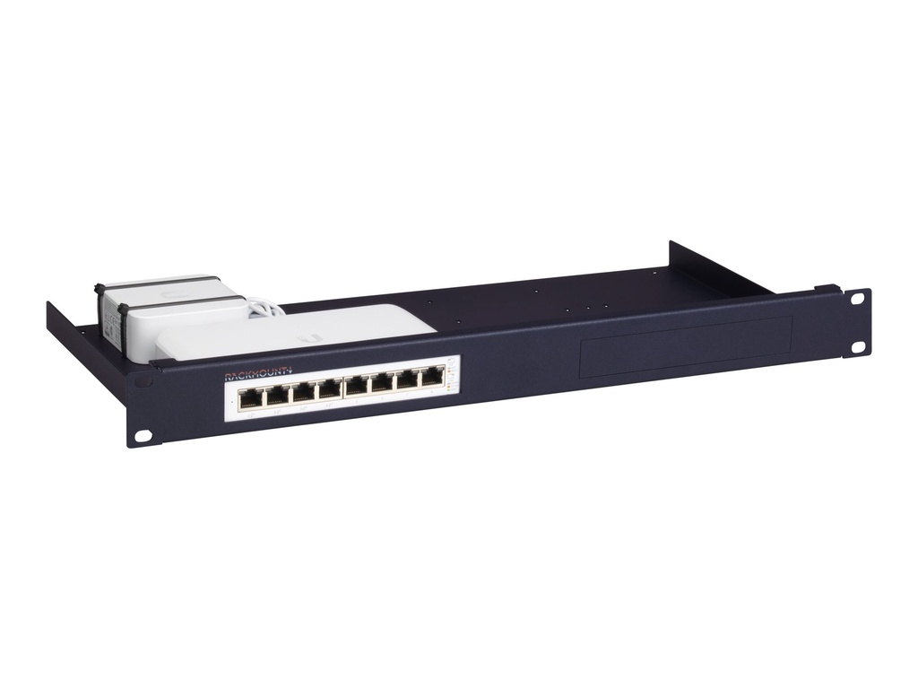 Rackmount.IT RM-UB-T4 - Montagesatz für Netzwerkgeräte - Rack montierbar - Metallic Dark Blue - 1U - 48.3 cm (19")