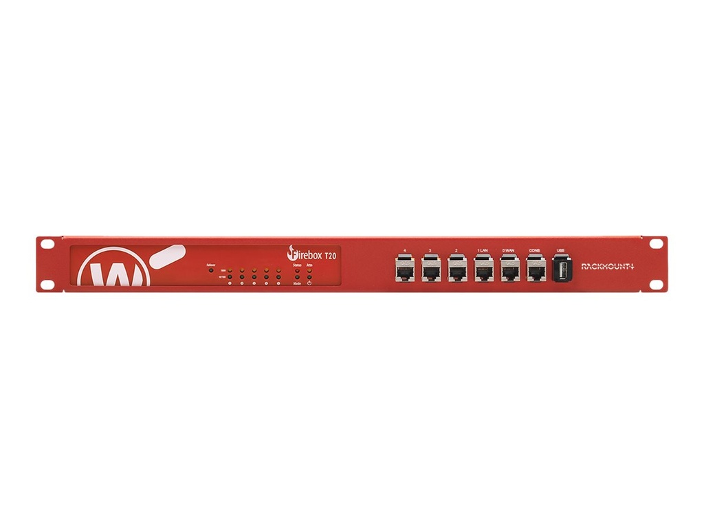 Rackmount.IT RM-WG-T6i - Montagesatz für Netzwerkgeräte - Rack montierbar - WatchGuard Red - 1U - 48.3 cm (19")